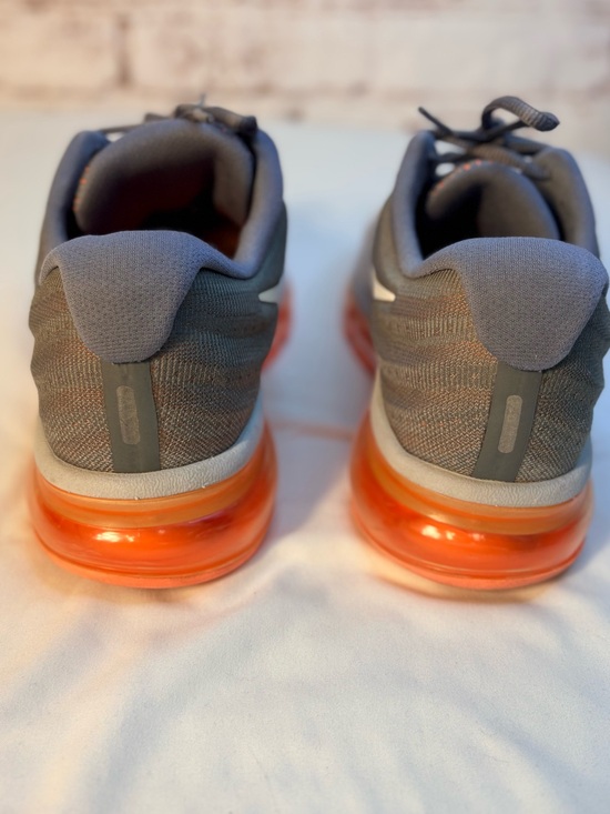 Nike Gray and Orange Air Max Running Shoes main image 7